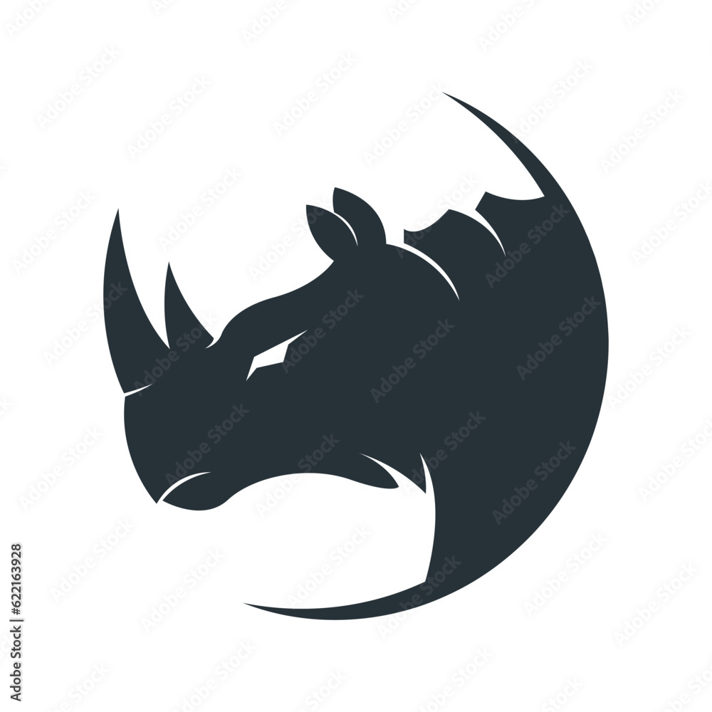 Rhinoceros logo icon design