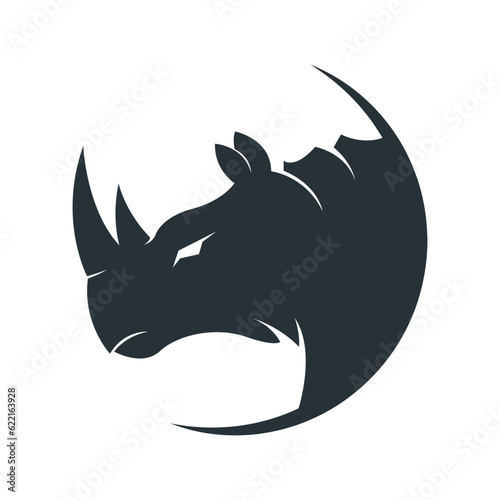 Rhinoceros logo icon design © siti
