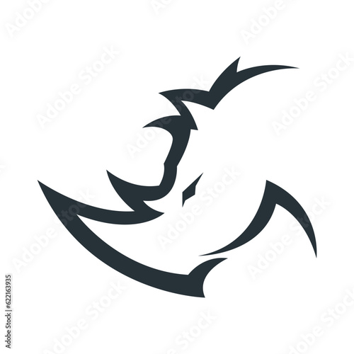 Rhinoceros logo icon design