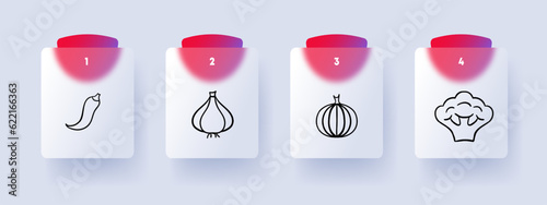 Fresh vegetables line icon. Salad, food, vitamins, greens, health, diet, proper nutrition. Vector line icon for Business and Advertising