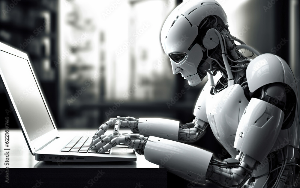 Artificial intelligence robots for operating computers,created with generative ai tecnology. Artificial intelligence robots for operating computers,created with generative ai tecnology.