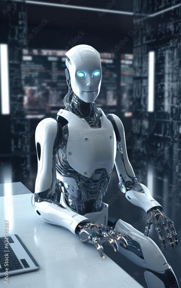 Artificial intelligence robots for operating computers,created with generative ai tecnology. Artificial intelligence robots for operating computers,created with generative ai tecnology.