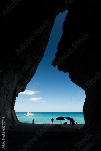 Cave in Cala Luna, Sardinia