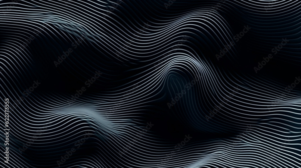 3d abstract wave pattern background