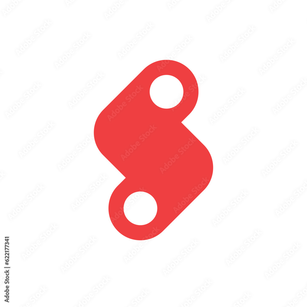 S pin monogram logo design. Simple, modern and clean logo vector icon illustration branding S pin monogram logo design. Simple, modern and clean logo vector icon illustration branding