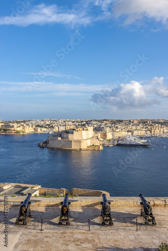 Valletta, Malta - December 23 2022 "Beautiful streets and architecture of Valletta"