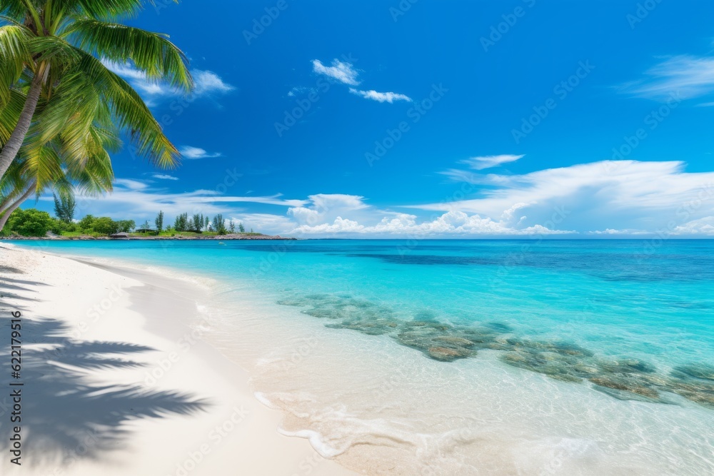 Beautiful Tropical Beach, Generative AI Beautiful Tropical Beach, Generative AI