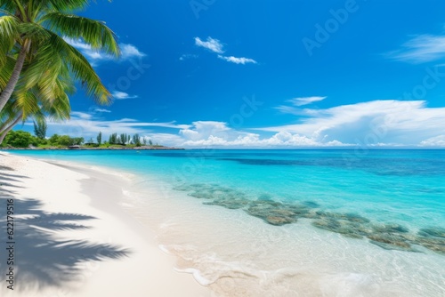 Beautiful Tropical Beach, Generative AI © Shooting Star Std