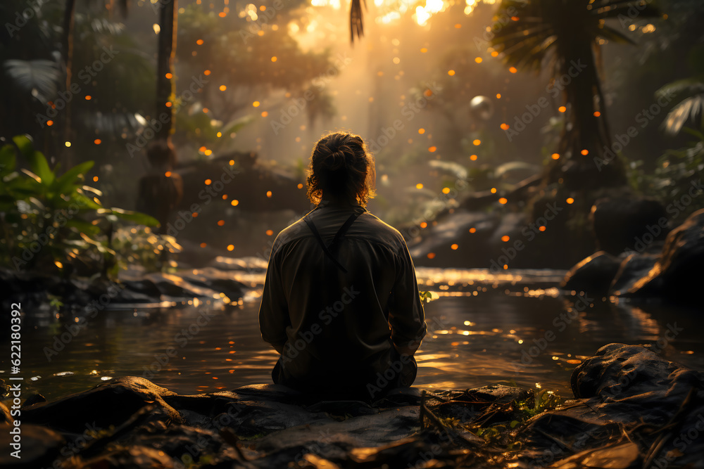 person meditation person meditation
