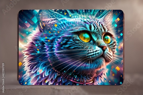 monitor with map on screen