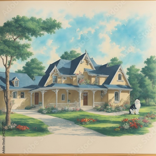 house in the garden
