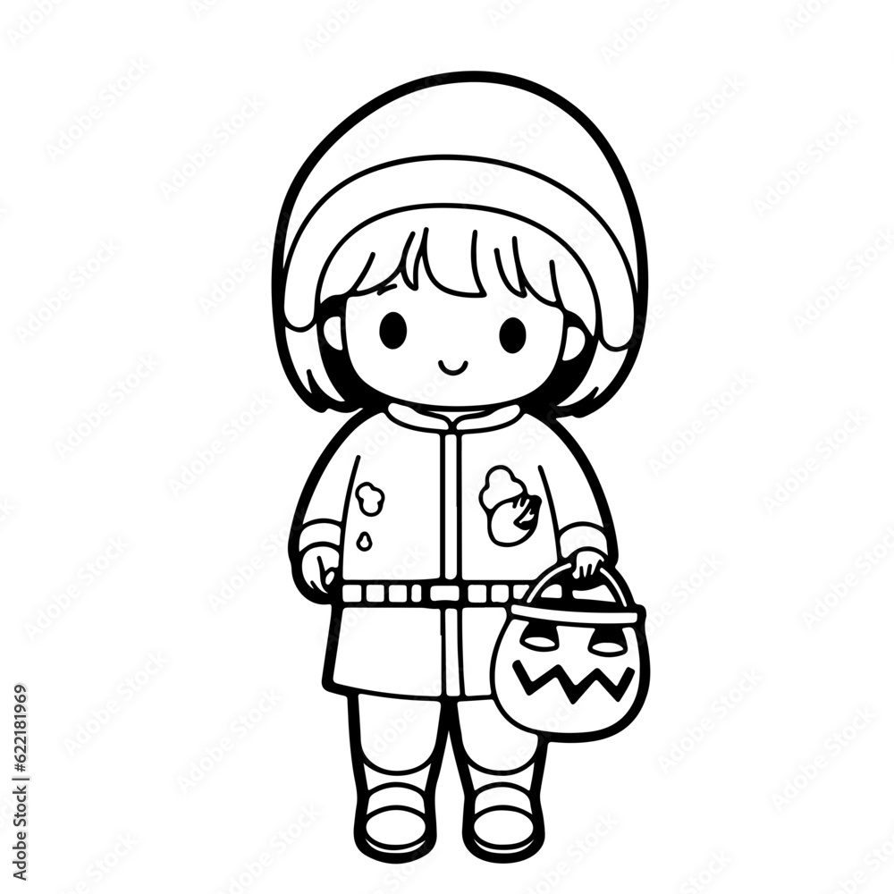 Gilr And Boy, friend, girl with amimal, outline vector illustration Gilr And Boy, friend, girl with amimal, outline vector illustration