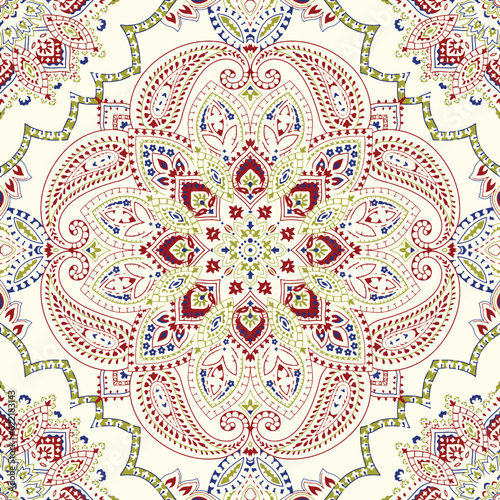 Textile and digital seamless pattern design 