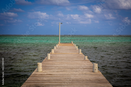 Pier in the Caribbean