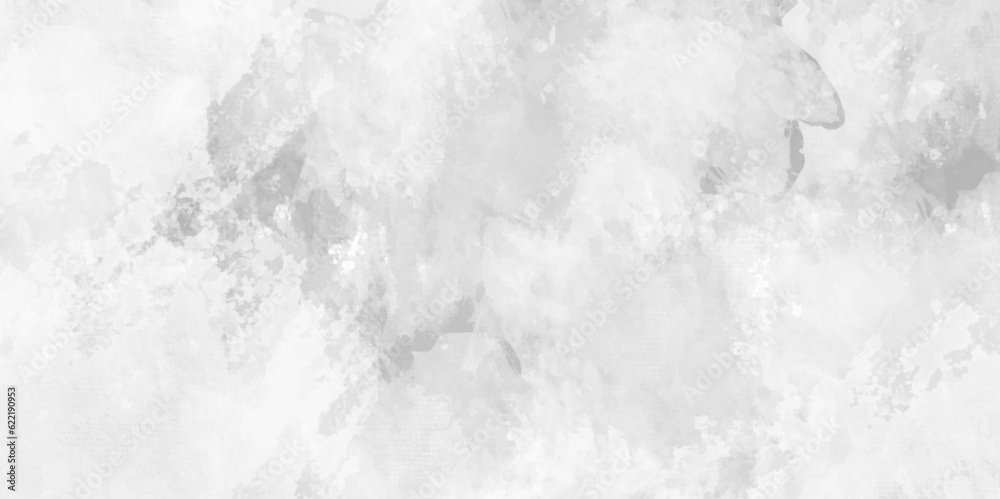 Silver, gray watercolor texture background. Grey stone and concrete wall texture background. Grey grunge textured wall. Copy space. Vector illustration.