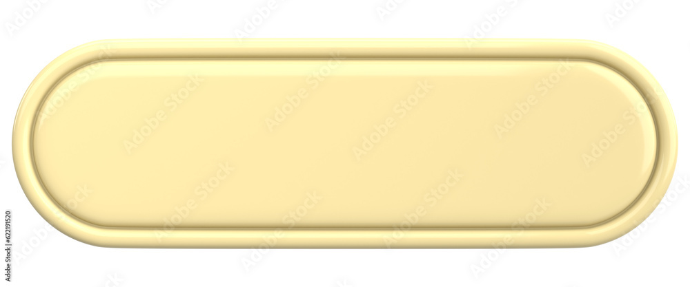 3D button. Empty button. 3D illustration. 3D button. Empty button. 3D illustration.