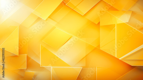 abstract orange and yellow background with squares and copy space. 