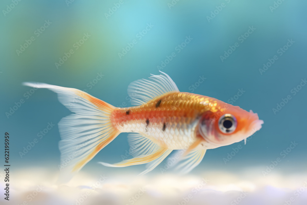 Very cute Swordtail in nature, national geography, Wide life animals. AI Generated.
