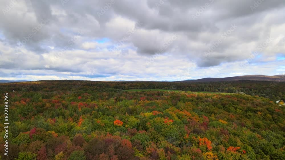 Beautiful Quebec at its peak in fall foliage. Beautiful Quebec at its peak in fall foliage.