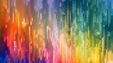 Abstract and colorful pixel background