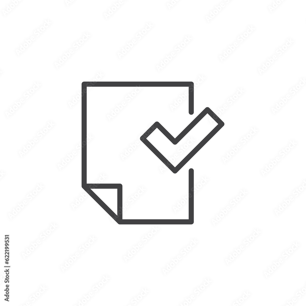 File with check mark line icon File with check mark line icon