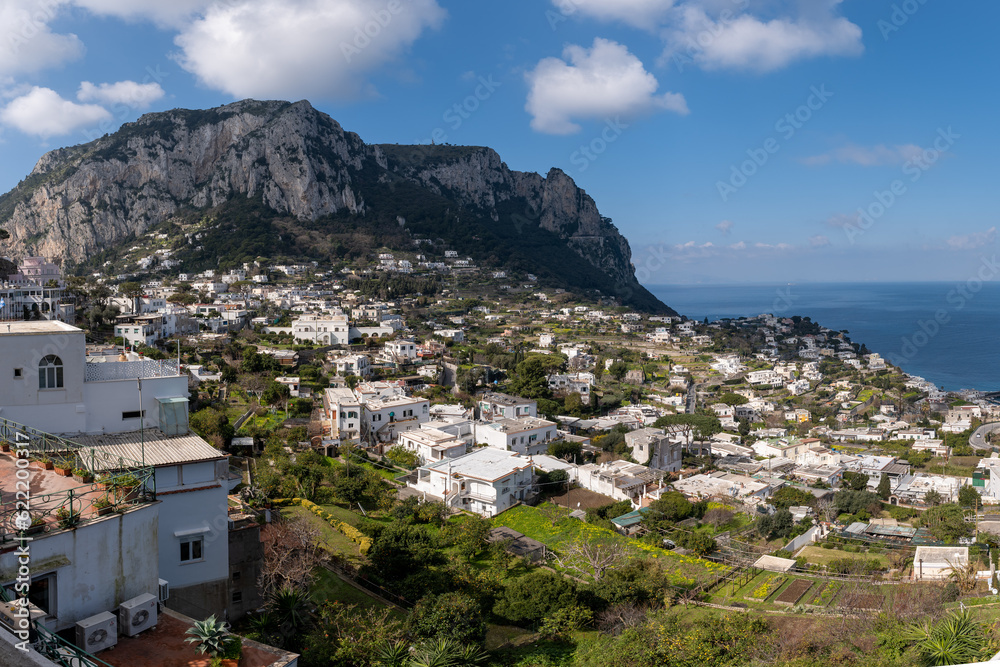 Insel Capri - Kleine Stadt im Mittelmeer