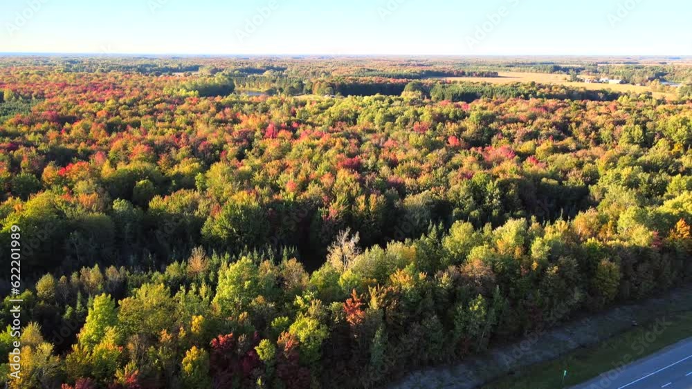 Beautiful Quebec at its peak in fall foliage. Beautiful Quebec at its peak in fall foliage.