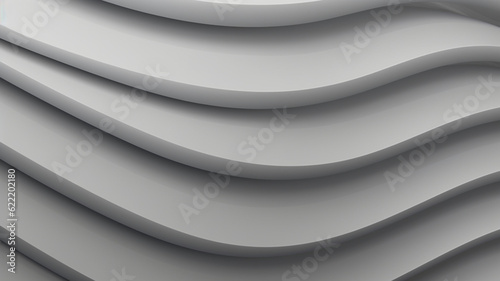 Abstract background of gradient curves in gray colors