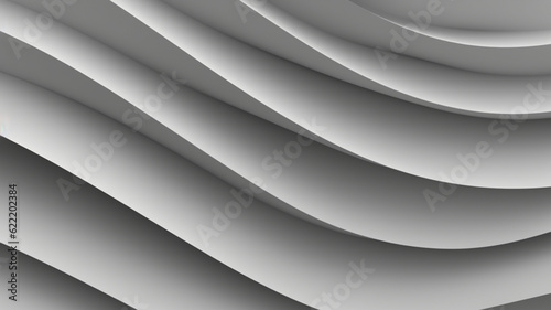 Abstract background of gradient curves in gray colors