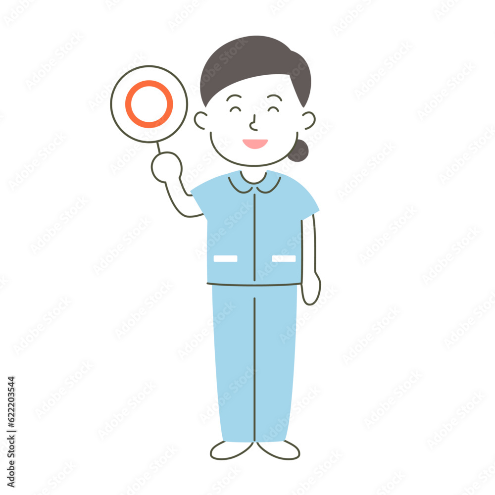 woman, nurse, medical care, ok, good, simple, simple substance, human, illustration, vector, smile woman, nurse, medical care, ok, good, simple, simple substance, human, illustration, vector, smile