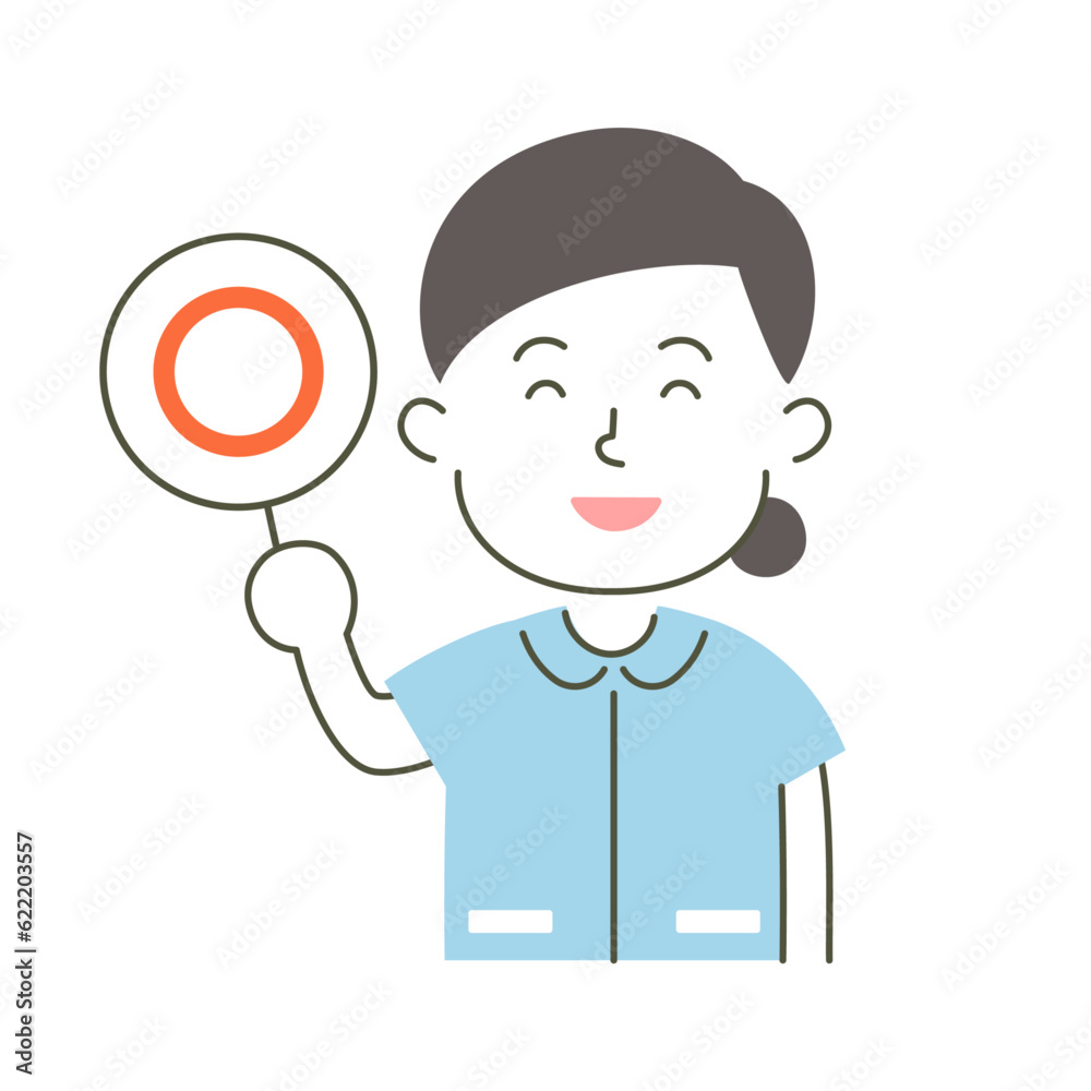 woman, nurse, medical care, ok, good, simple, simple substance, human, illustration, vector, smile woman, nurse, medical care, ok, good, simple, simple substance, human, illustration, vector, smile