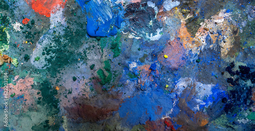 Detail of painting  on canvas