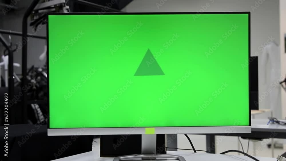 green screen monitor green screen monitor