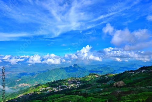 landscape with mountains