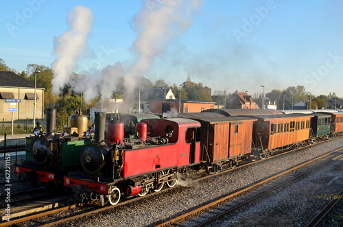 Train touristique à vapeur de la Baie de Somme; Noyelle; Région Picardie; 80, France