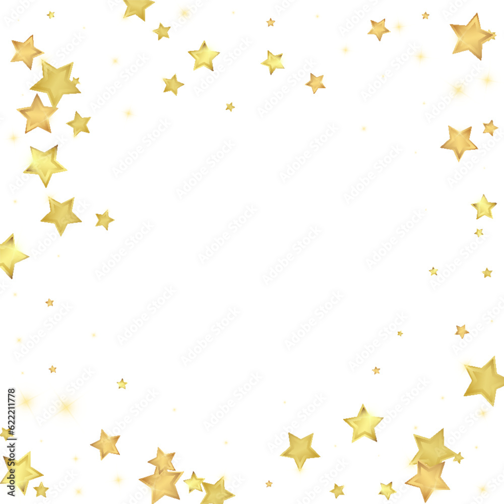 Magic stars vector overlay. Gold stars scattered Magic stars vector overlay. Gold stars scattered