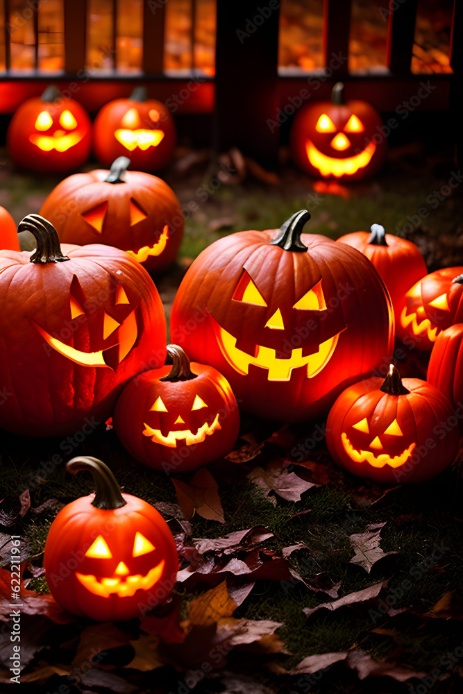 Halloween Pumpkin Bats Castle Halloween Pumpkin Bats Castle