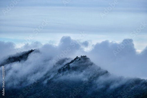 clouds over mountain © Surakiet