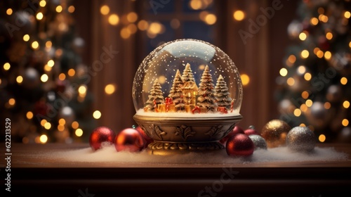 A snow globe