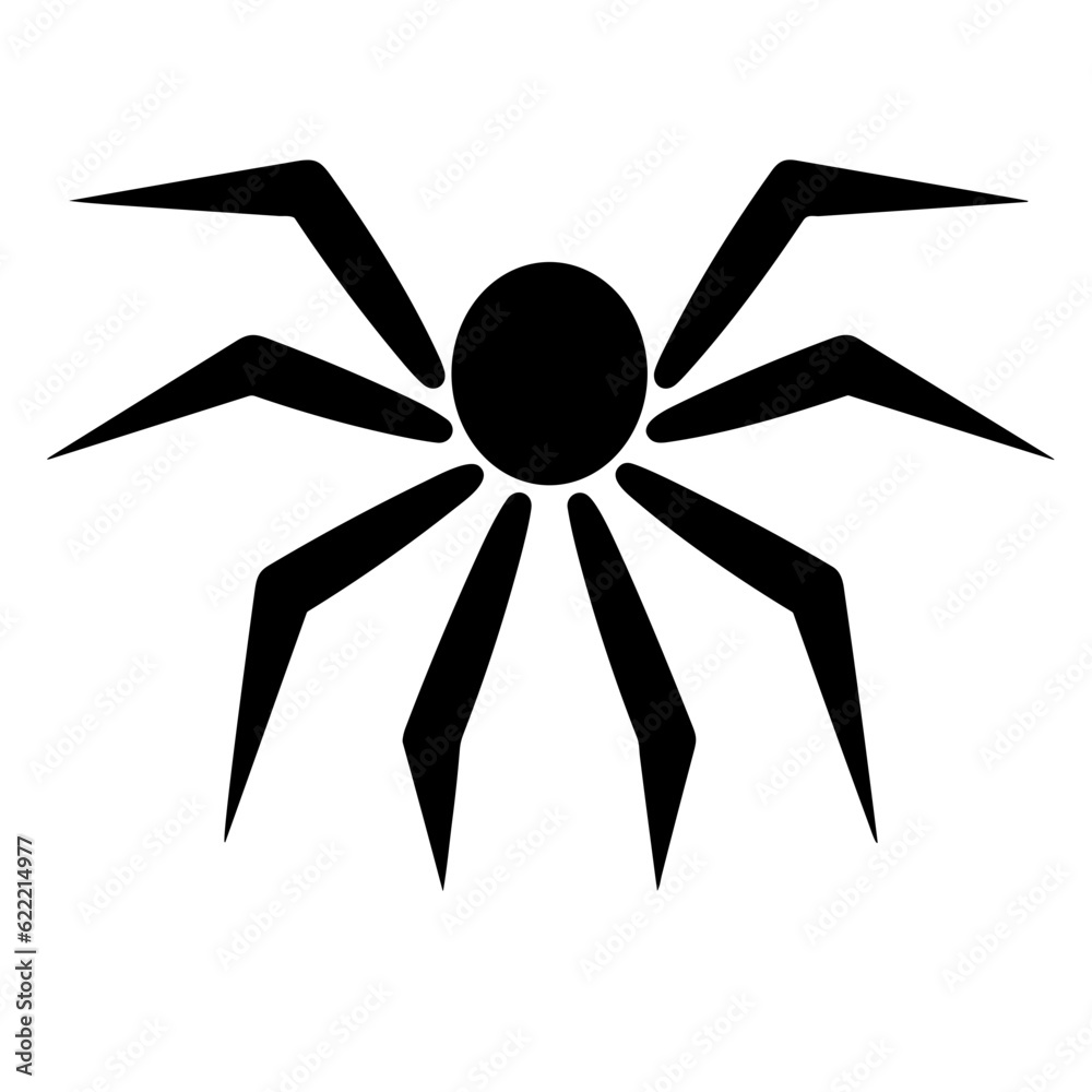 Spider vector icon illustration isolated, Halloween Spider vector icon illustration isolated, Halloween