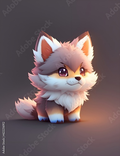 Beautiful kitten lovely picture ai generated