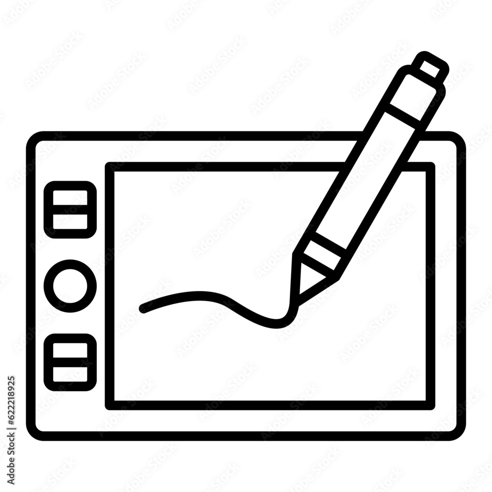 Graphic tablet Icon Graphic tablet Icon