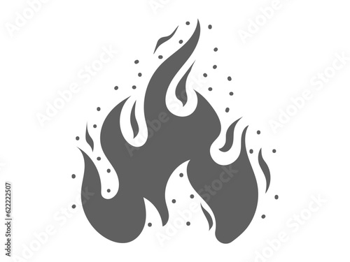 firefighter symbol icon illustration, fire icon