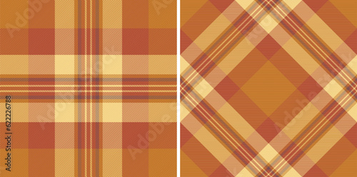 Vector plaid seamless of fabric textile check with a texture background tartan pattern.
