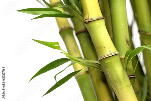 Bamboo stalk. isolated object
