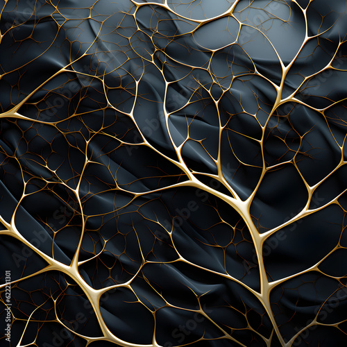 Wallpaper Mural Envision an organic pattern, echoing the intricate veining of a leaf. Lines branch and diverge in a complex network, beautifully reflecting nature's own design blueprint. Torontodigital.ca