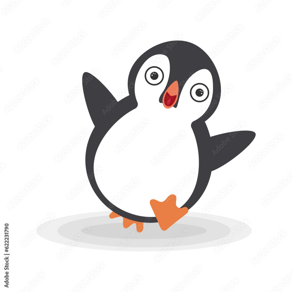 Naklejka premium PINGUINE