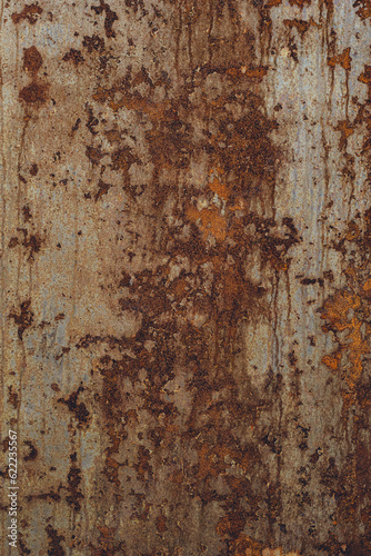 Rust on a metal plate. Background, texture. Desktop wallpaper.