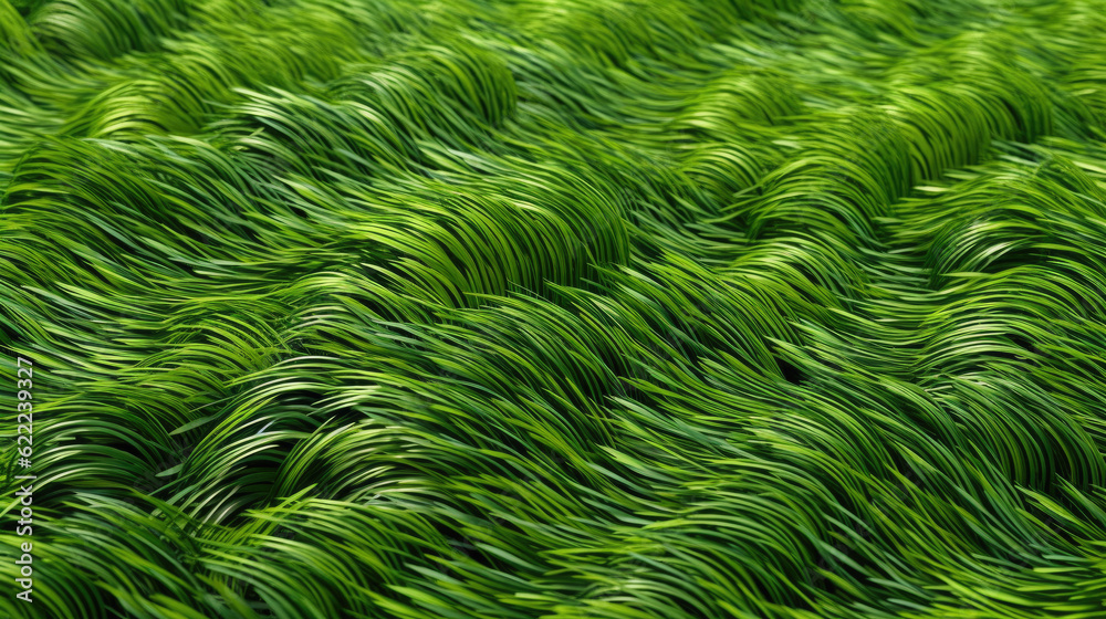 Organic Grass Pattern Background. Generative AI Organic Grass Pattern Background. Generative AI