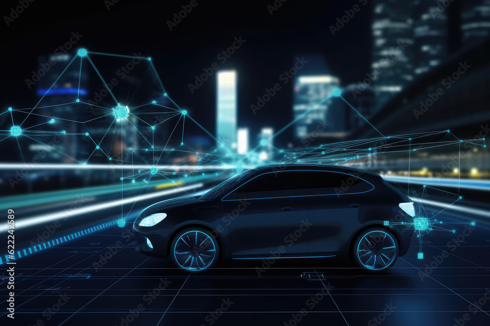 Intelligent transportation system (IoT) enabled smart car (HUD) concept